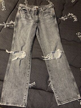 Wrangler Wild West high rise straight-leg jeans